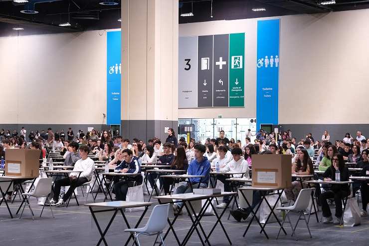 Test di medicina 2024 presso il Lingotto, Torino